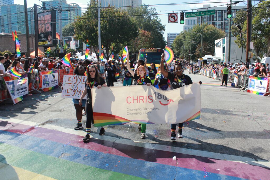 Chris 180 at October Annual Atlanta Pride Parade